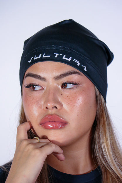 VULTURA DROP 001 - SATIN BEANIE BLACK