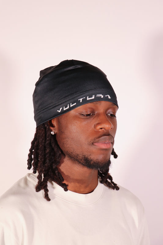 VULTURA DROP 001 - SATIN BEANIE BLACK