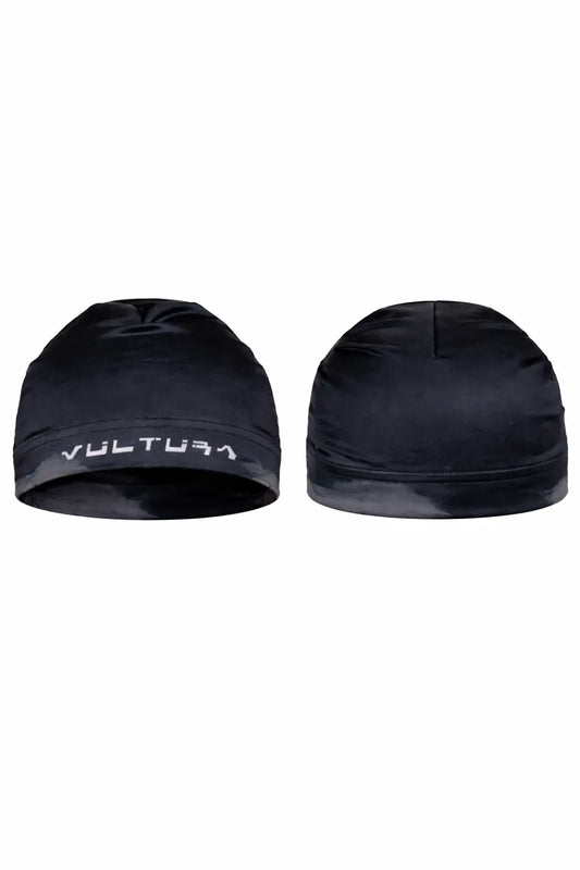 VULTURA DROP 001 - SATIN BEANIE BLACK / GREY