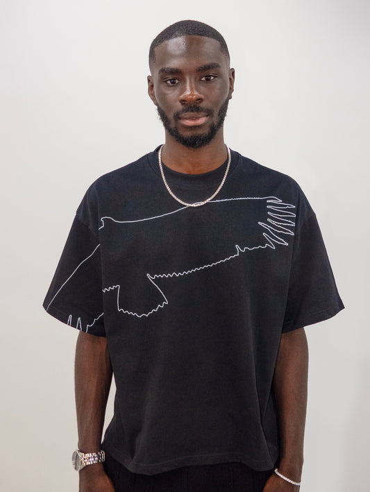 VULTURA DROP 001 - BLACK TEE VULTURE