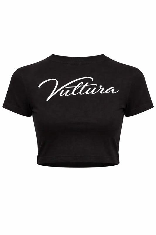 VULTURA DROP 001 - BLACK CROP TOP NOCTIS