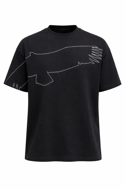 VULTURA DROP 001 - BLACK TEE VULTURE